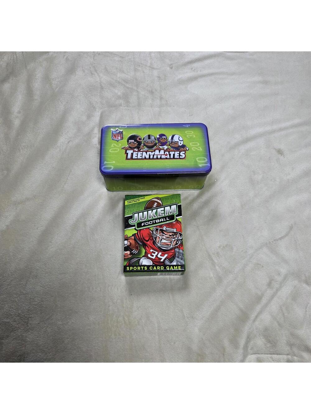 Jukem Football 2nd Ed + NFL TeenyMates with Collector Tin